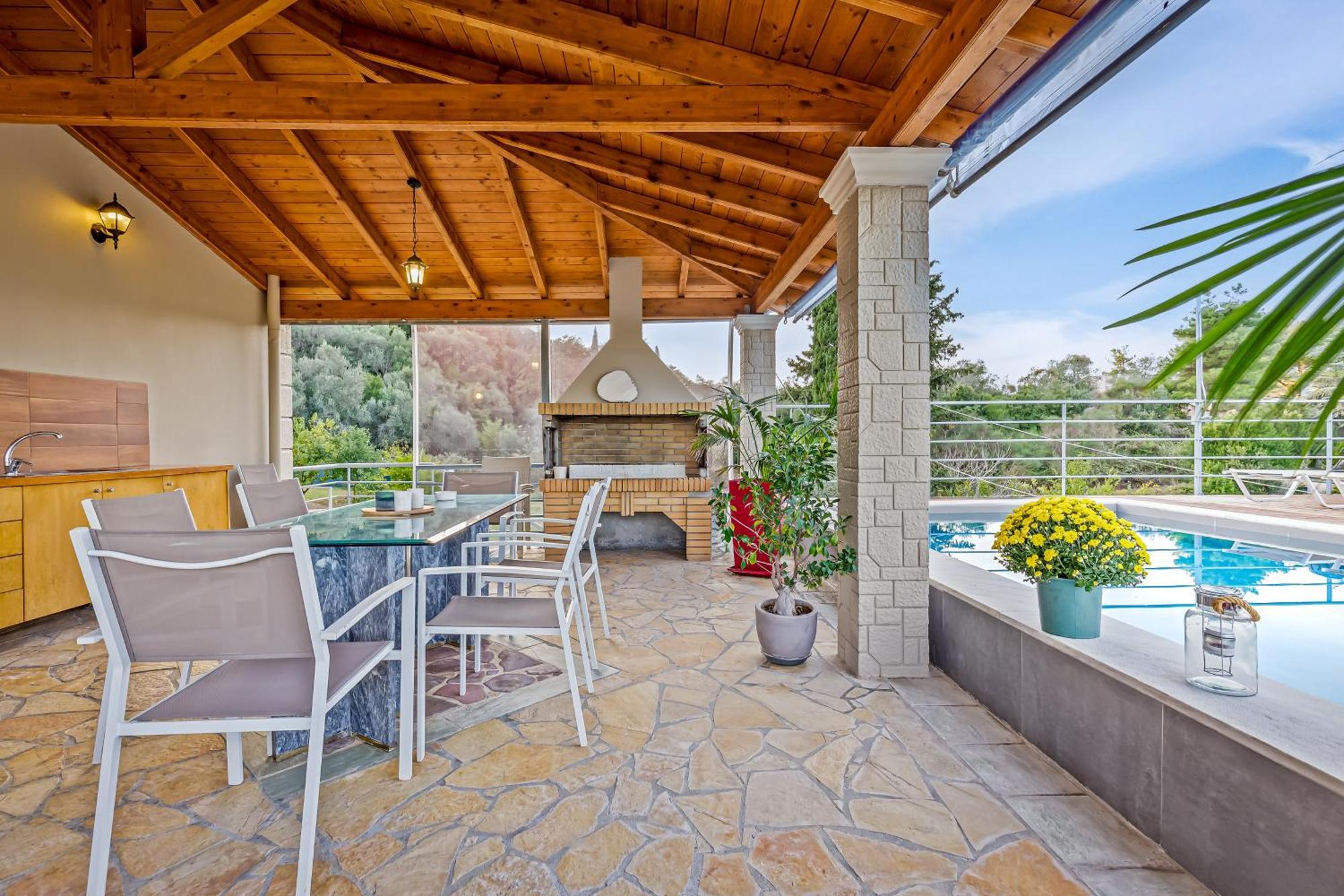 Olivia Corfu - Amazing Sea-view 3 Bedroom With A Pool Villa *