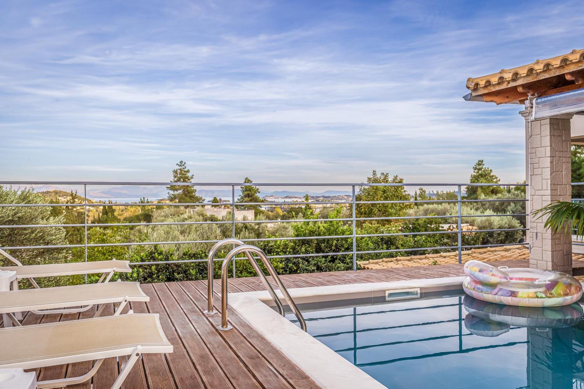 Olivia Corfu - Amazing Sea-view 3 Bedroom With A Pool Villa *