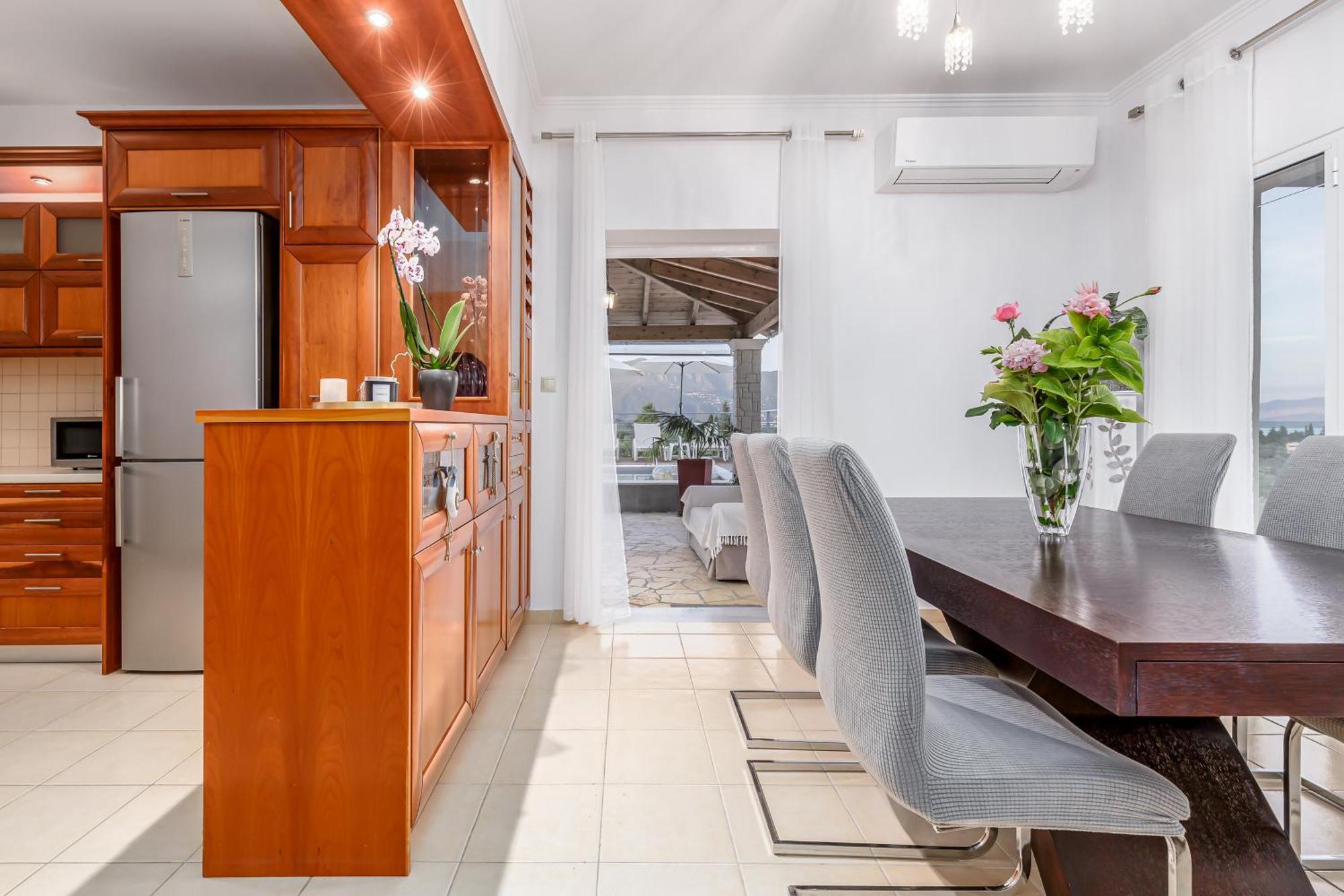 Olivia Corfu - Amazing Sea-view 3 Bedroom With A Pool Gazatika