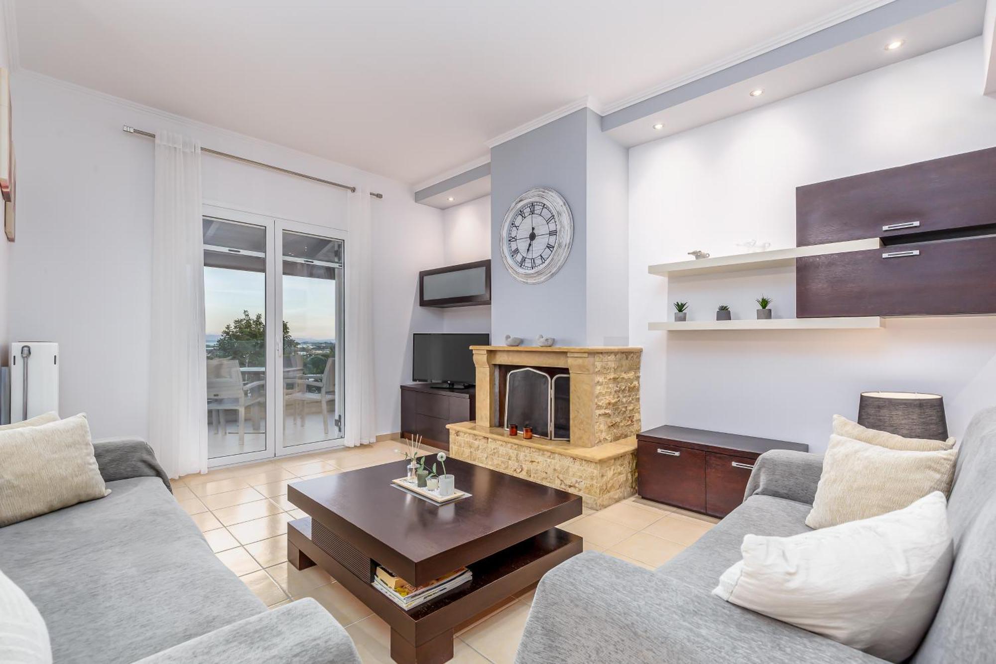 Olivia Corfu - Amazing Sea-view 3 Bedroom With A Pool Villa Gazatika