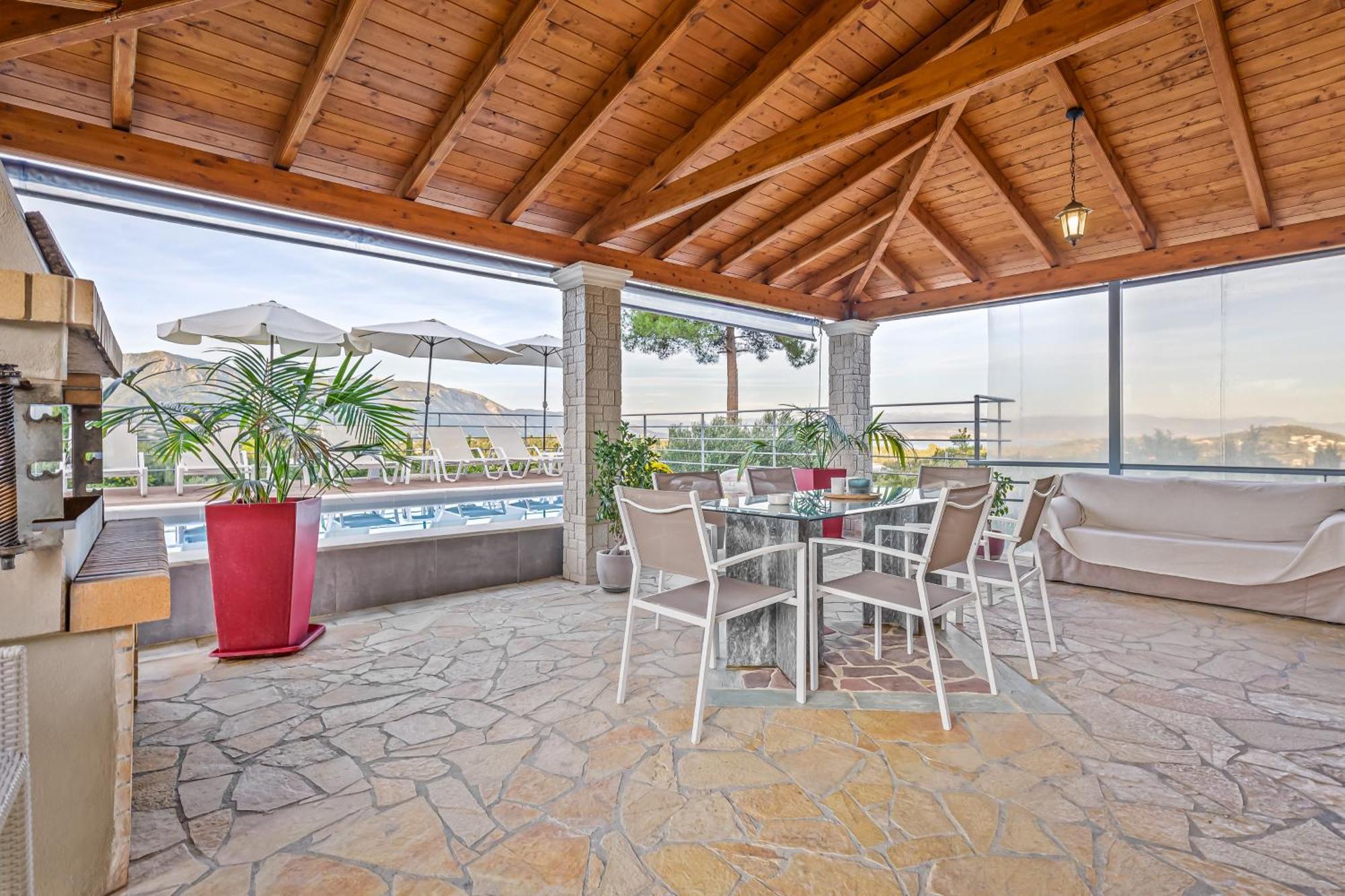Olivia Corfu - Amazing Sea-view 3 Bedroom With A Pool Gazátika