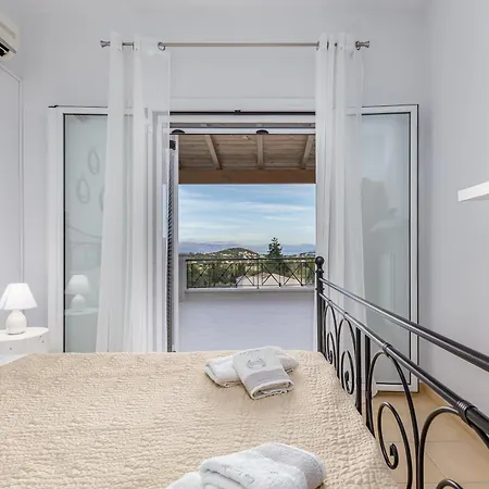 Villa Olivia Corfu - Amazing Sea-View 3 Bedroom Villa With A Pool Gazatika Exterior photo