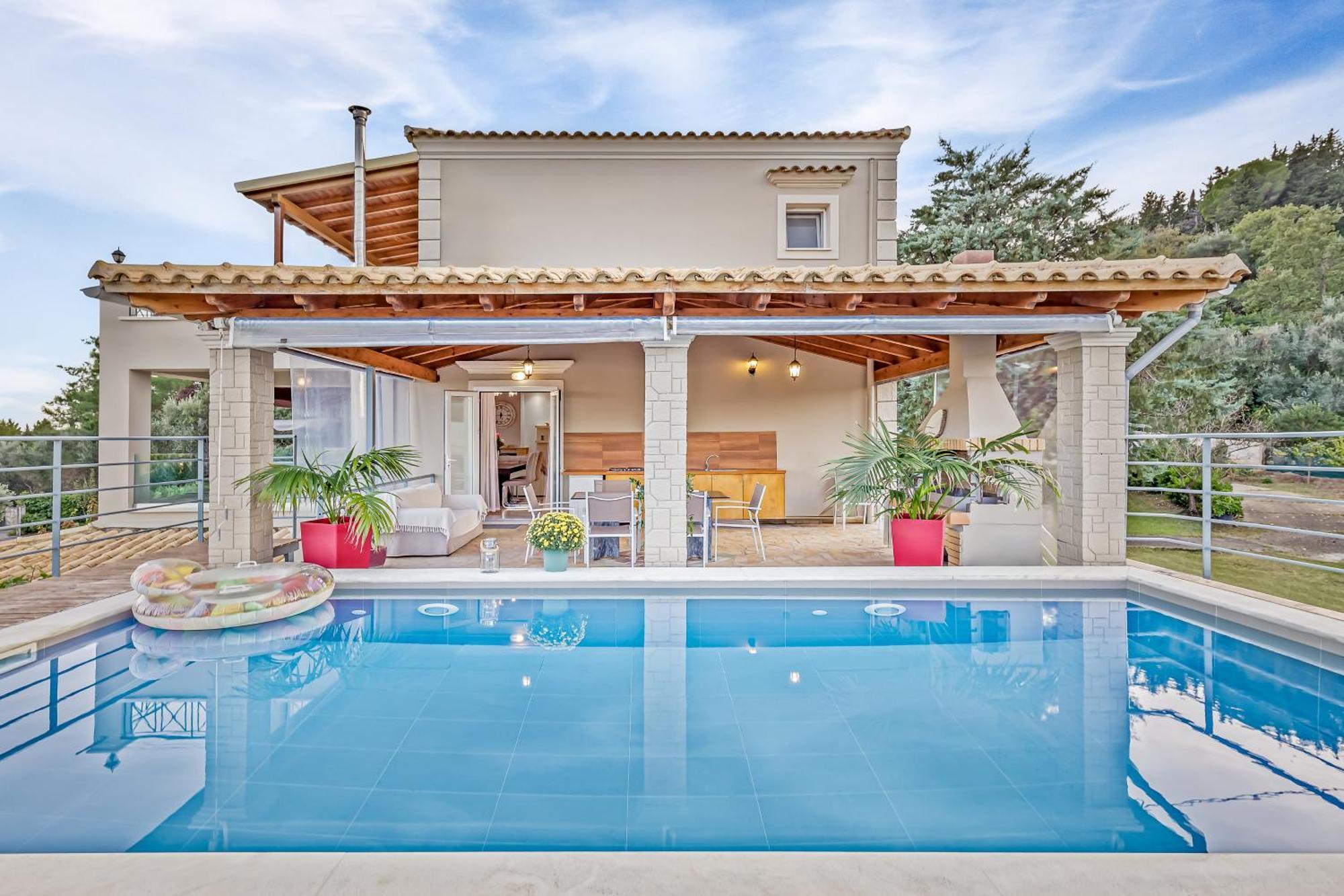 Olivia Corfu - Amazing Sea-view 3 Bedroom With A Pool * Gazátika
